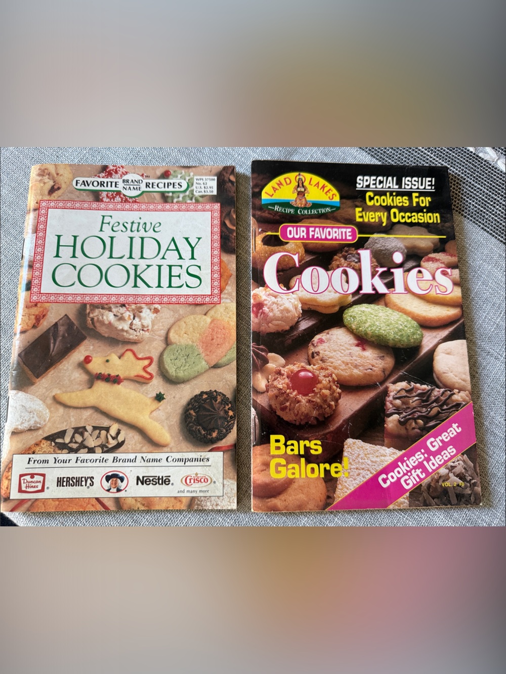 1993 Festive Holiday Cookies Cookbook - Assorted Cookie Recipes